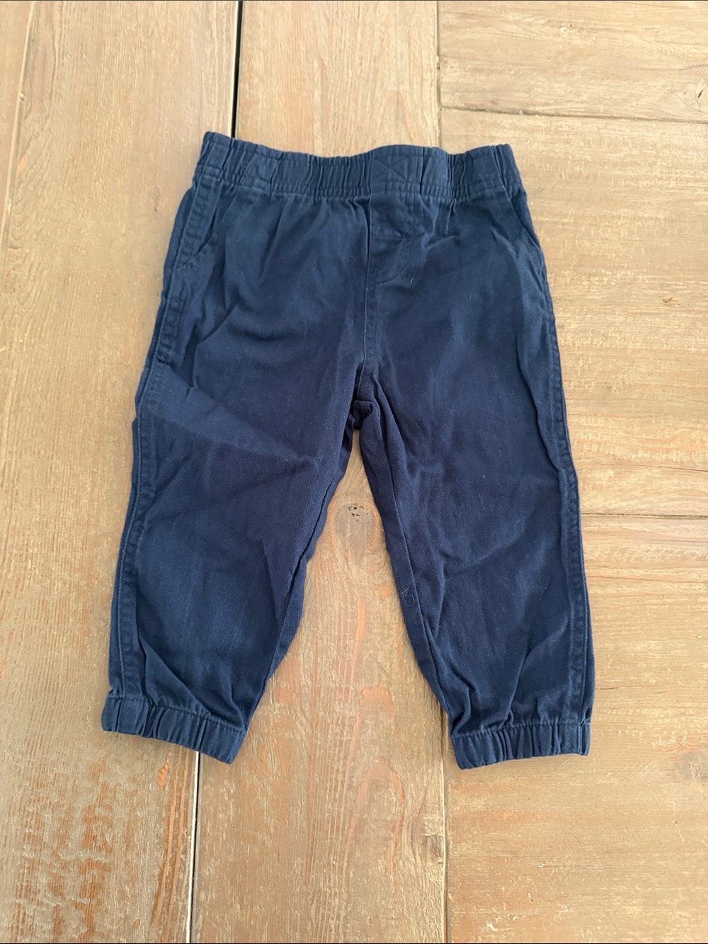 Wrangler Navy Elastic-Waist Jogger Pants for Kids